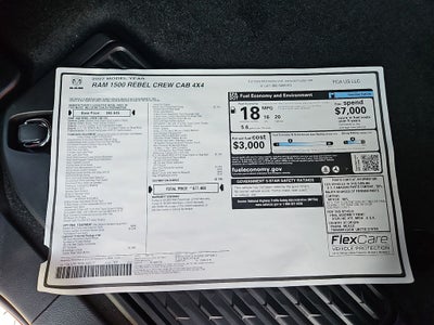 2027 RAM Ram 1500 RAM 1500 REBEL CREW CAB 4X4 5'7' BOX