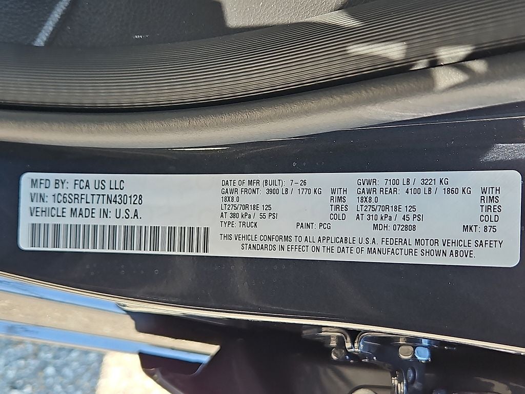 2026 RAM Ram 1500 RAM 1500 REBEL CREW CAB 4X4 5'7' BOX