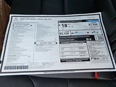 2026 RAM Ram 1500 RAM 1500 REBEL CREW CAB 4X4 5'7' BOX