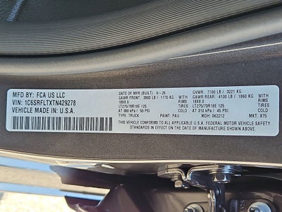2026 RAM Ram 1500 RAM 1500 REBEL CREW CAB 4X4 5'7' BOX