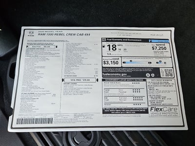 2026 RAM Ram 1500 RAM 1500 REBEL CREW CAB 4X4 5'7' BOX