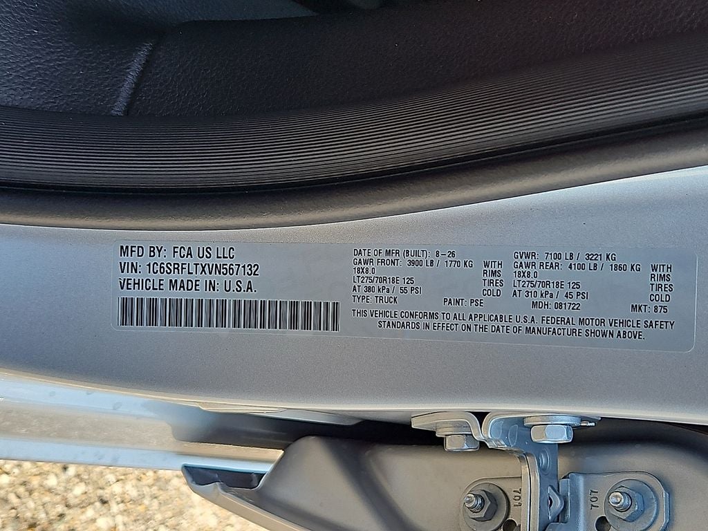 2027 RAM Ram 1500 RAM 1500 REBEL CREW CAB 4X4 5'7' BOX