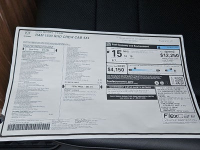 2026 RAM Ram 1500 RAM 1500 RHO CREW CAB 4X4 5'7' BOX