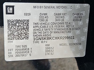 2019 Chevrolet Tahoe LT