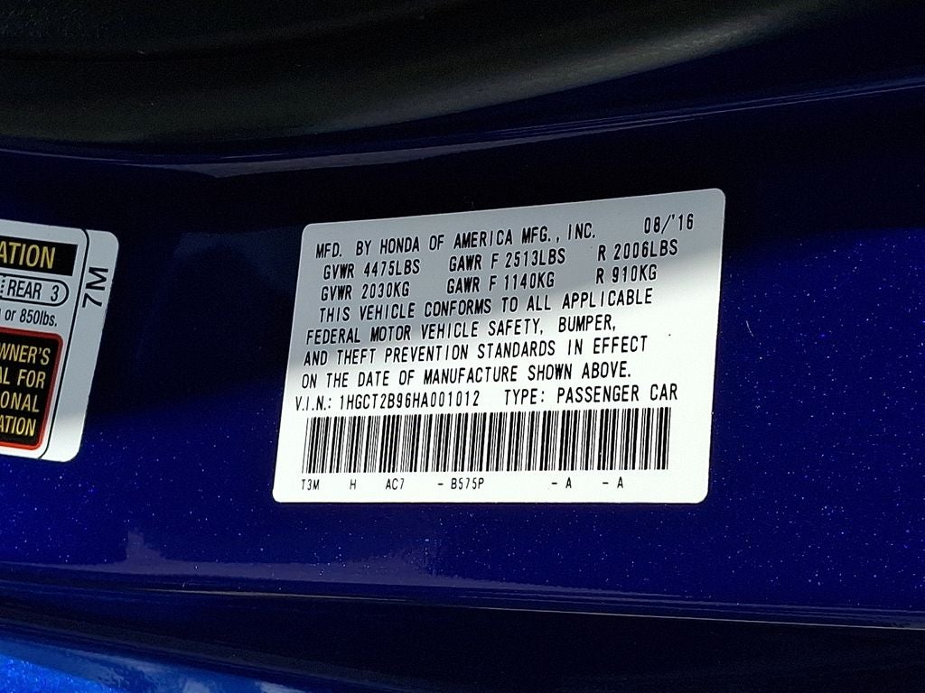 2017 Honda Accord EX-L V6