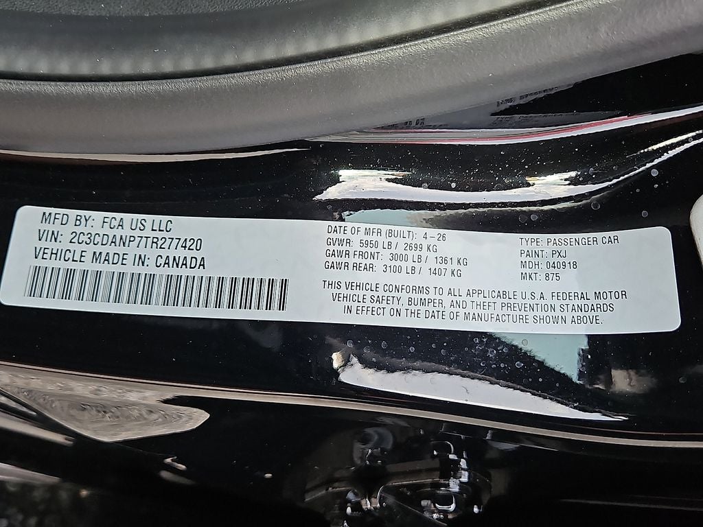 2026 Dodge Charger CHARGER R/T 4-DOOR AWD
