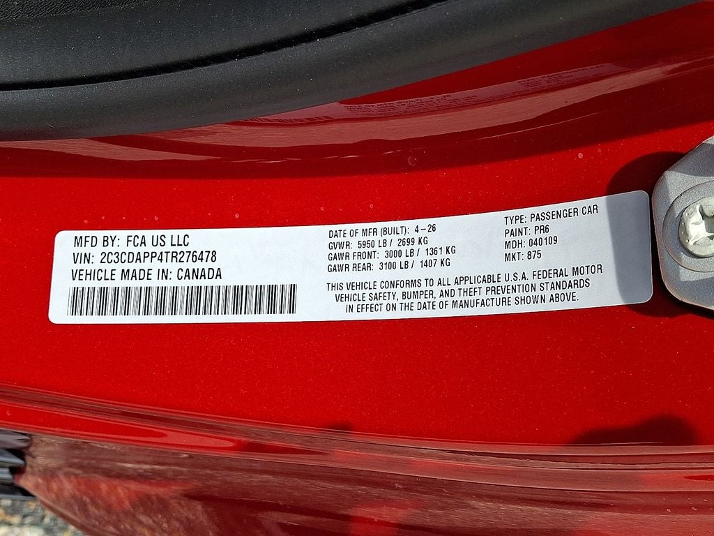 2026 Dodge Charger CHARGER R/T PLUS 2-DOOR AWD