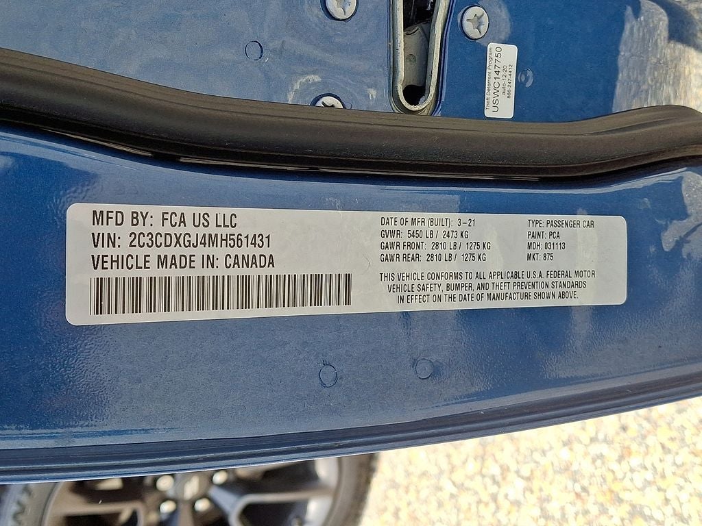 2021 Dodge Charger Scat Pack RWD