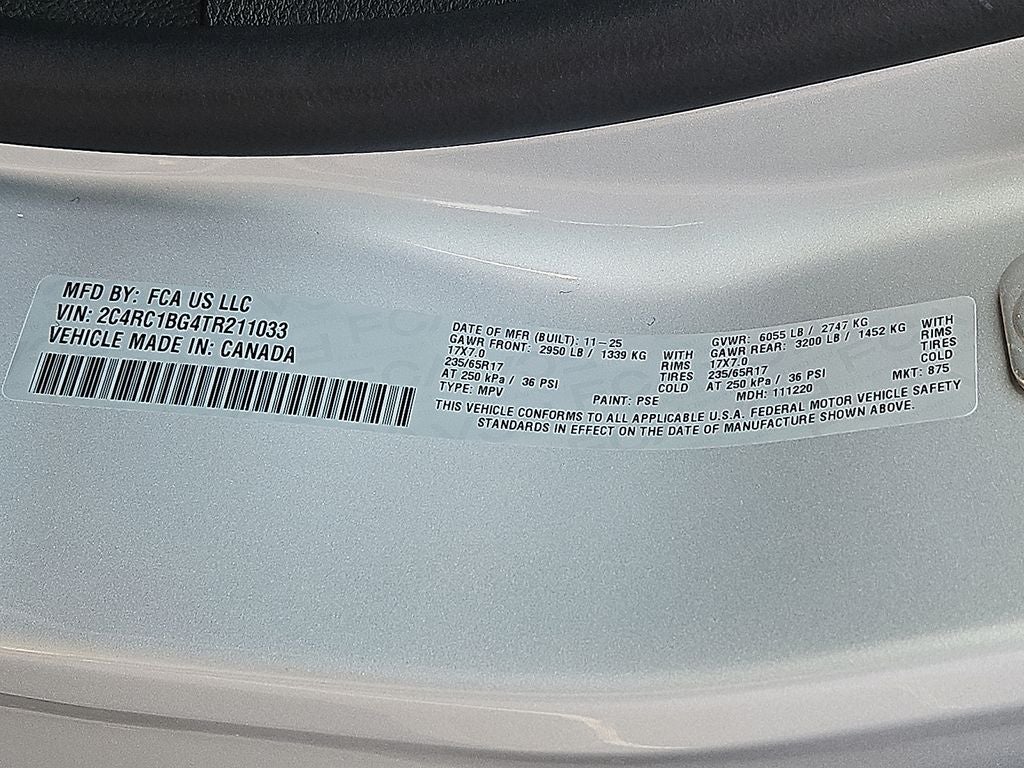 2026 Chrysler Pacifica PACIFICA SELECT