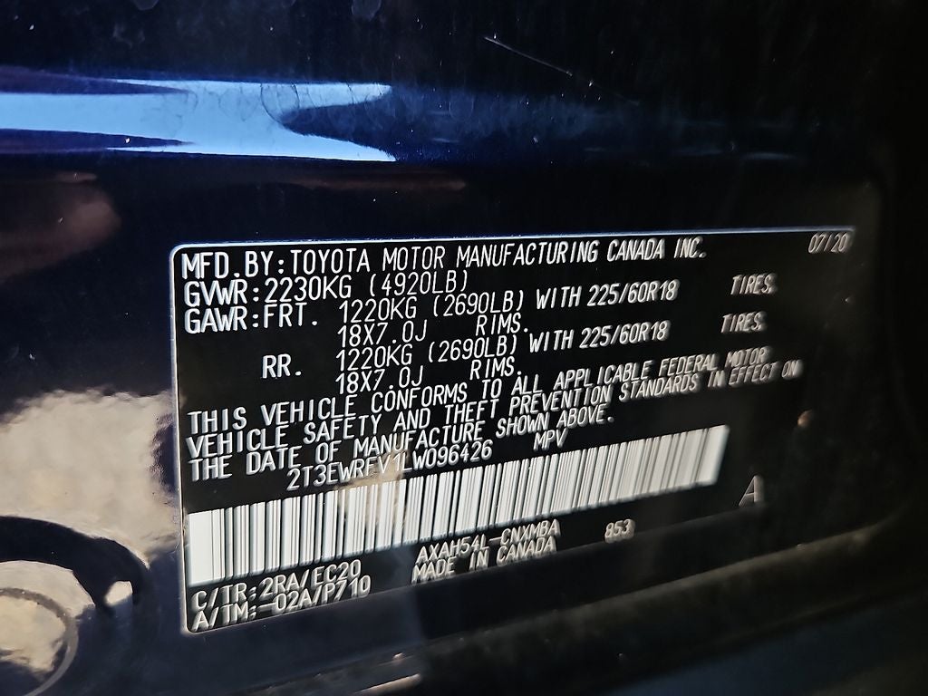 2020 Toyota RAV4 Hybrid XSE