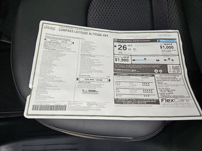 2026 Jeep Compass COMPASS LATITUDE ALTITUDE 4X4