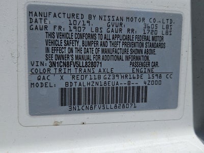 2020 Nissan Versa SR Xtronic CVT