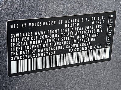 2020 Volkswagen Jetta S