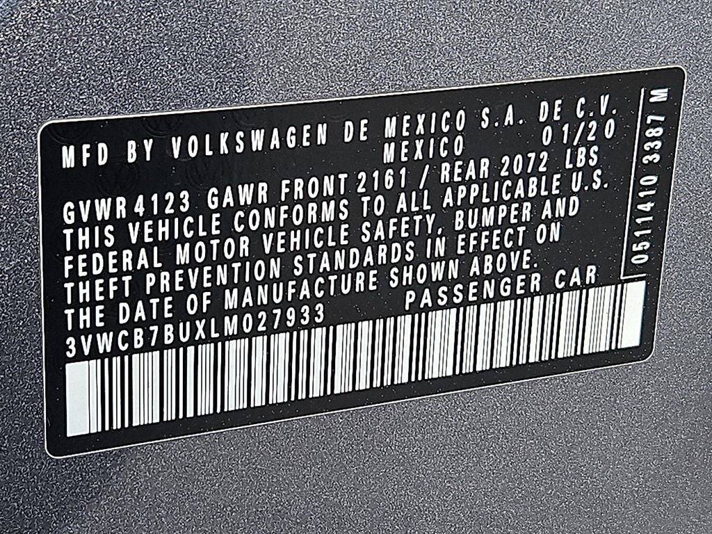 2020 Volkswagen Jetta S