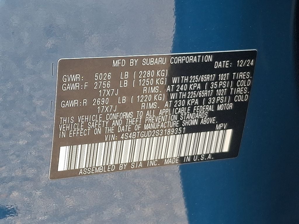 2025 Subaru Outback Wilderness