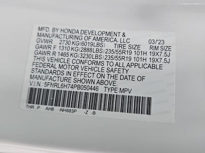 2023 Honda Odyssey Sport