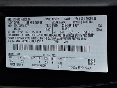 2019 Lincoln MKC Select