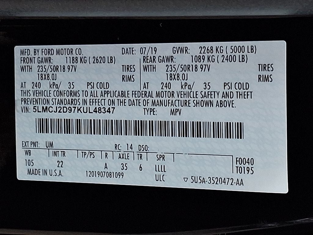 2019 Lincoln MKC Select