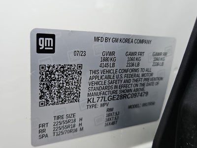 2024 Chevrolet Trax FWD 1RS