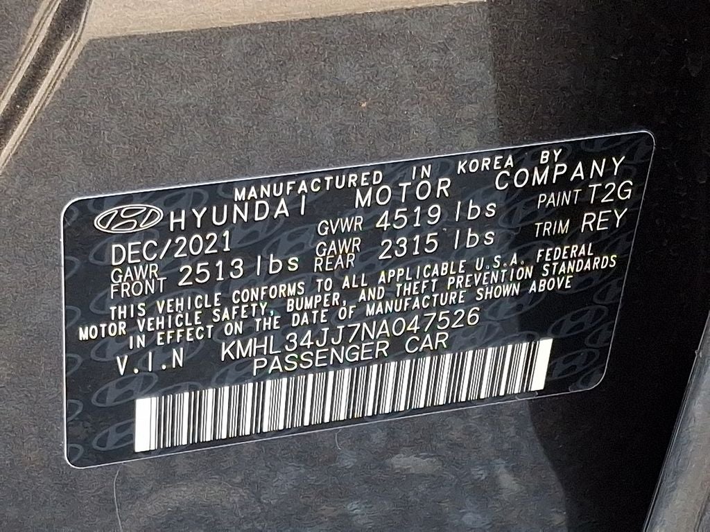2022 Hyundai Sonata Hybrid SEL