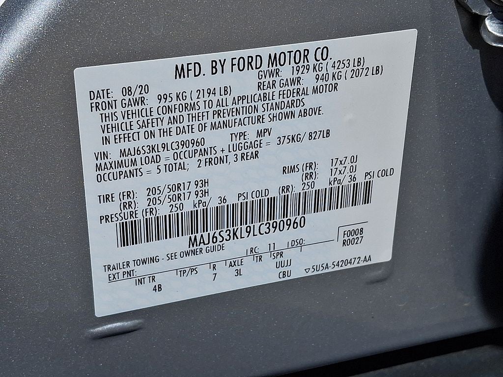 2020 Ford EcoSport Titanium