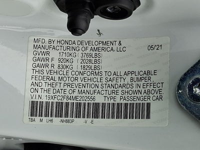 2021 Honda Civic Sport