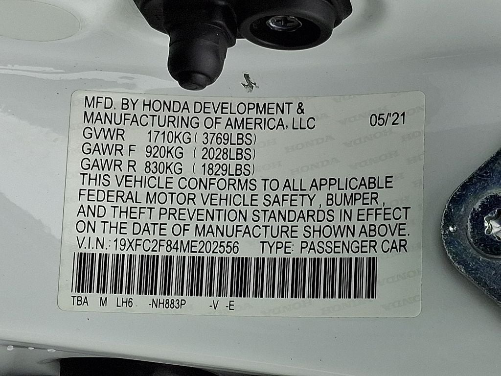 2021 Honda Civic Sport