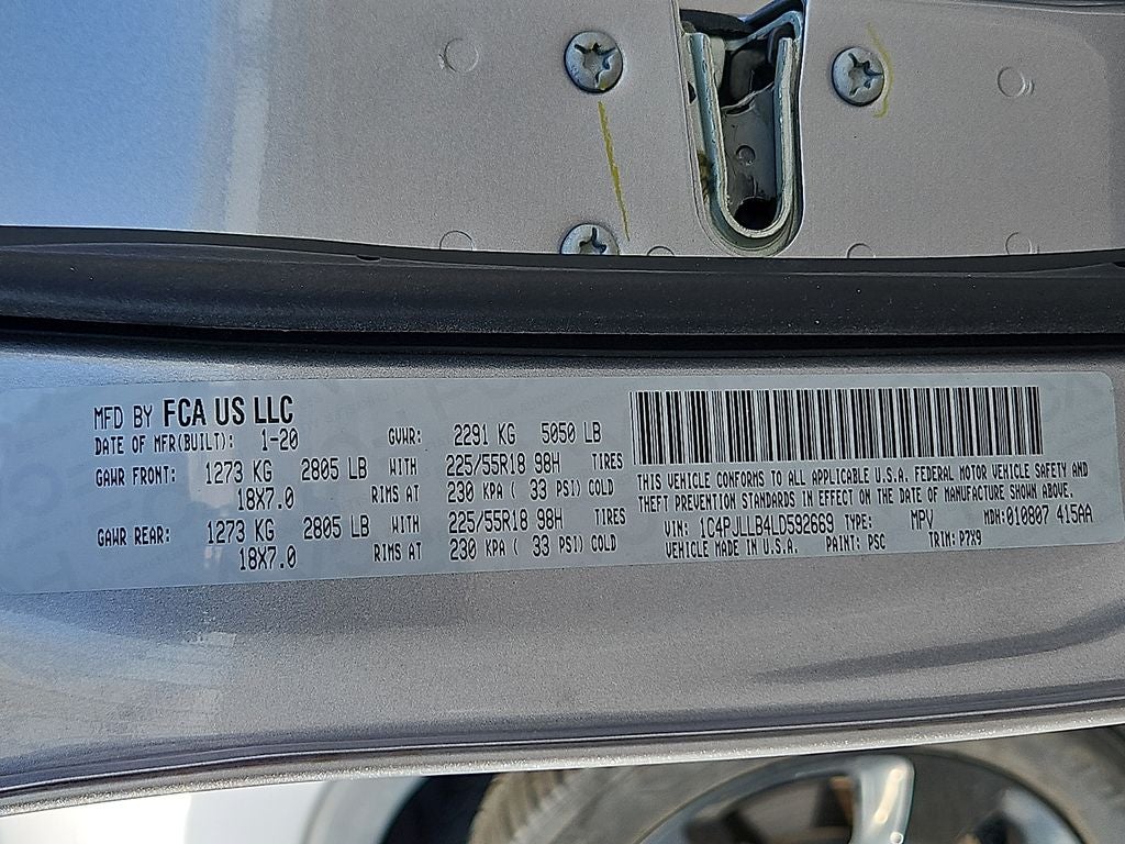 2020 Jeep Cherokee Altitude