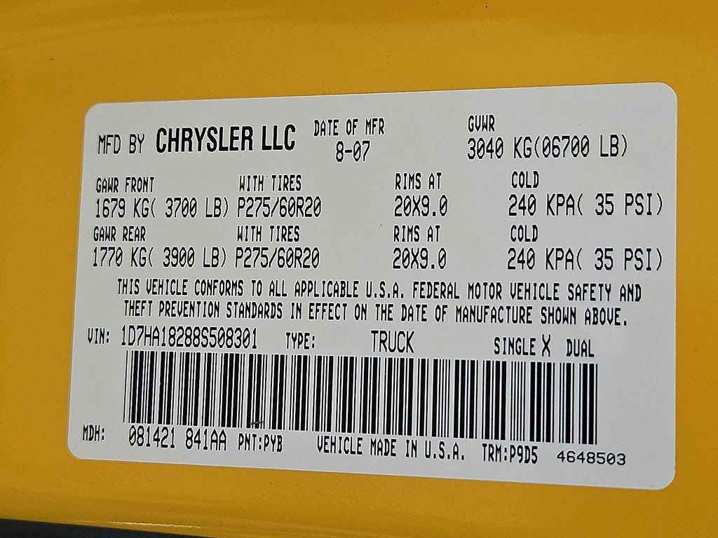 2008 Dodge Ram Pickup SLT