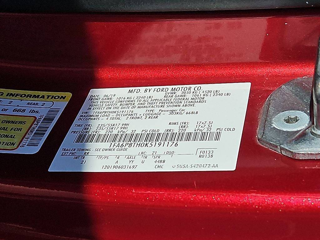 2019 Ford Mustang EcoBoost