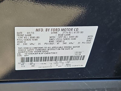 2015 Ford Explorer Limited