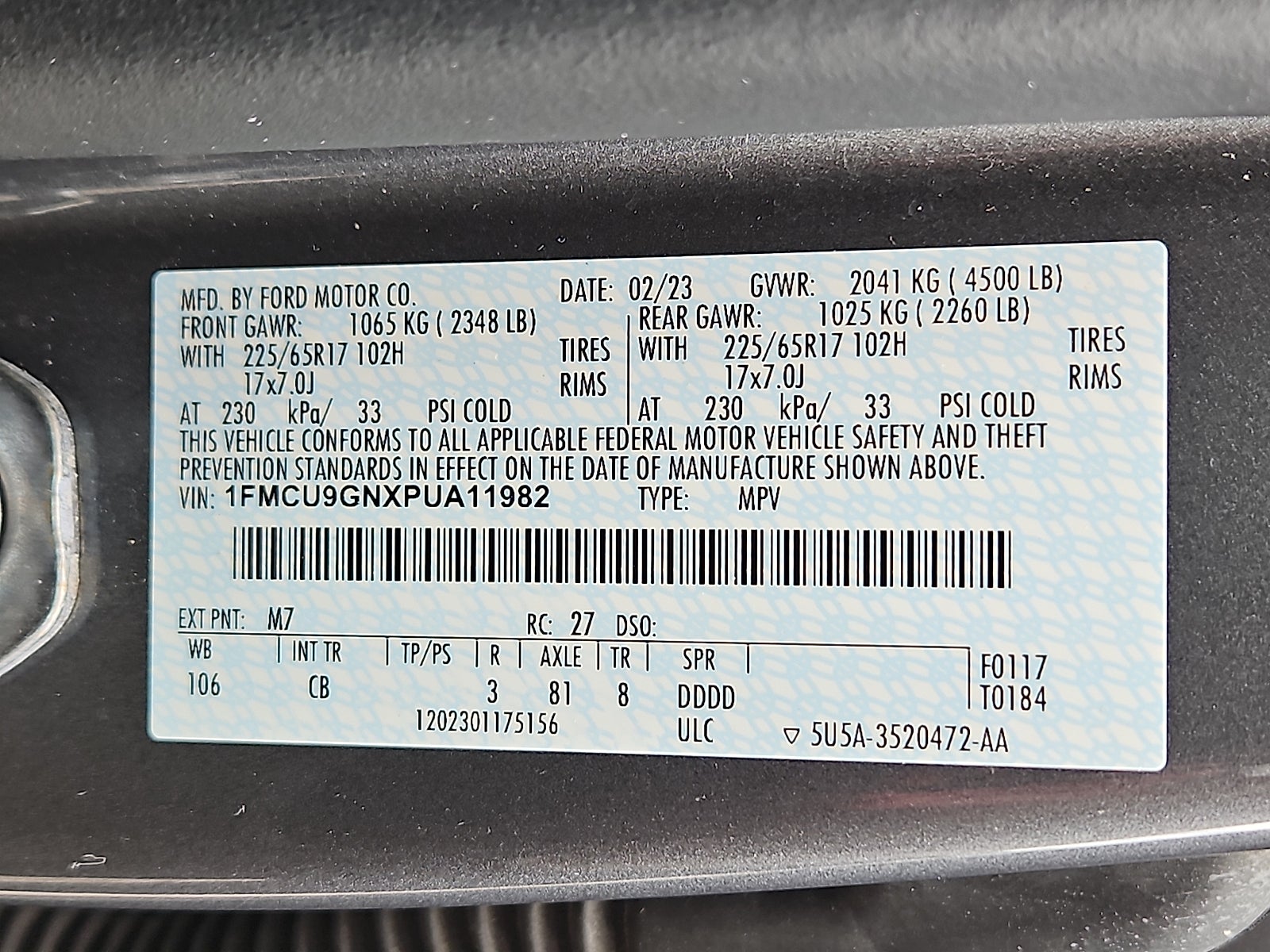 2023 Ford Escape Active