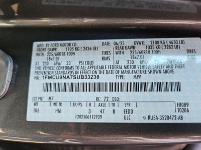 2025 Ford Escape ST-Line Select