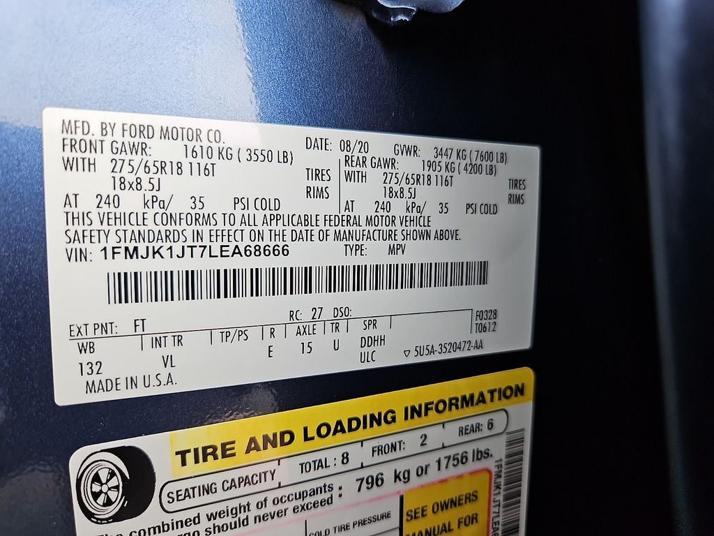 2020 Ford Expedition MAX XLT