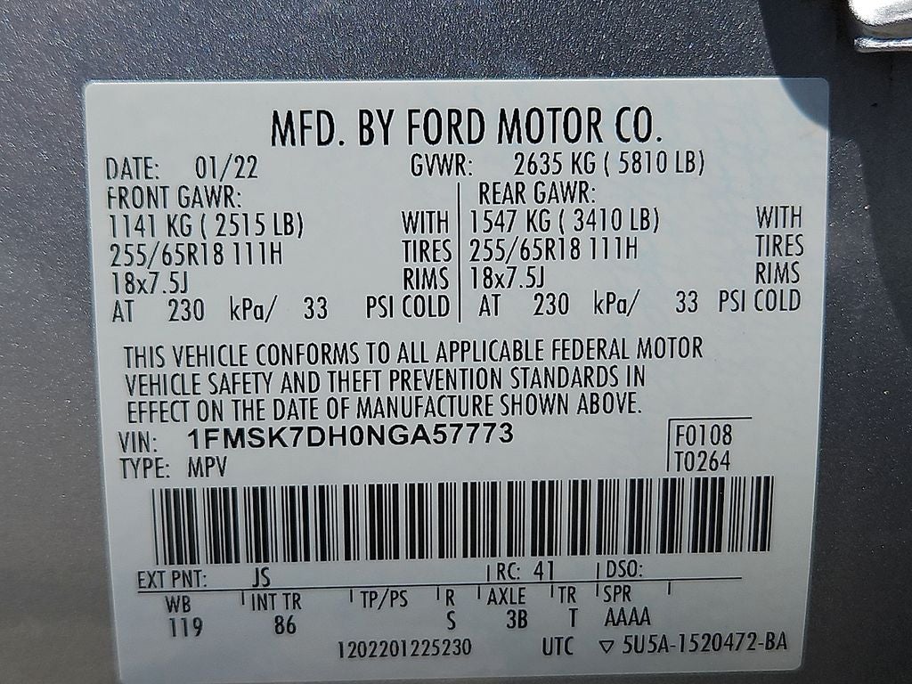 2022 Ford Explorer XLT