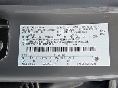 2020 Ford F-150 XLT