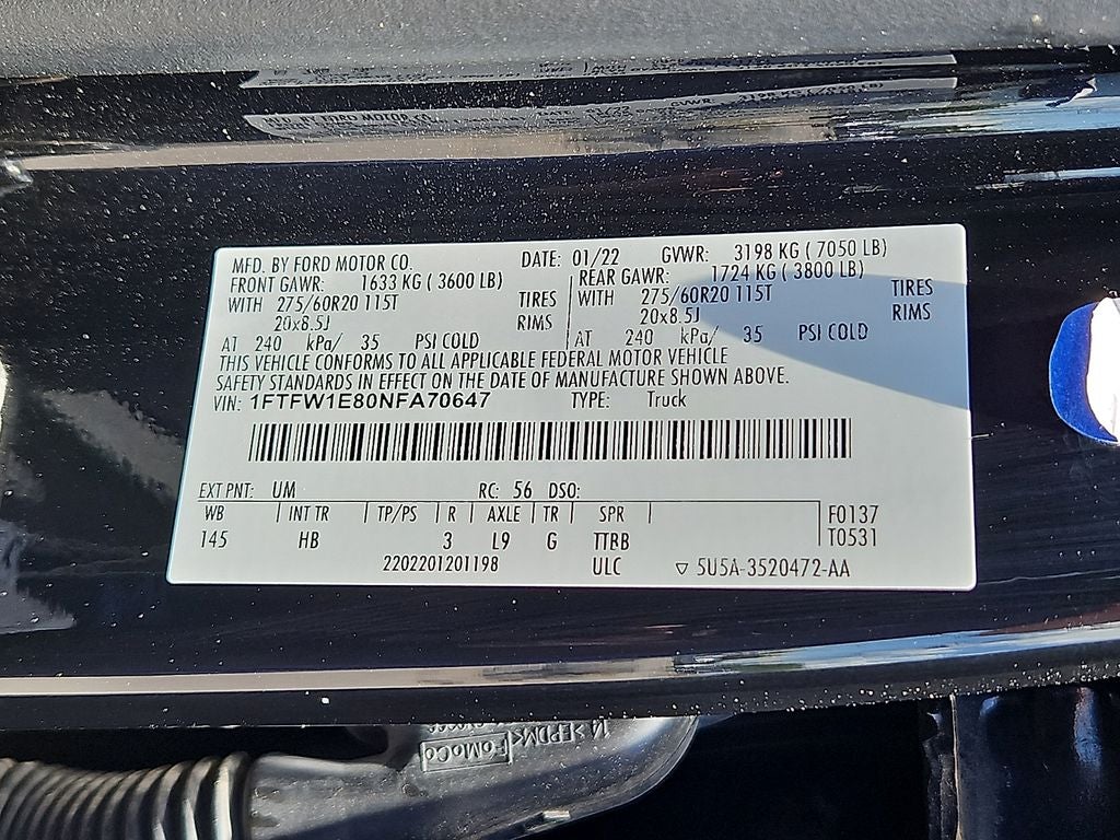 2022 Ford F-150 LARIAT