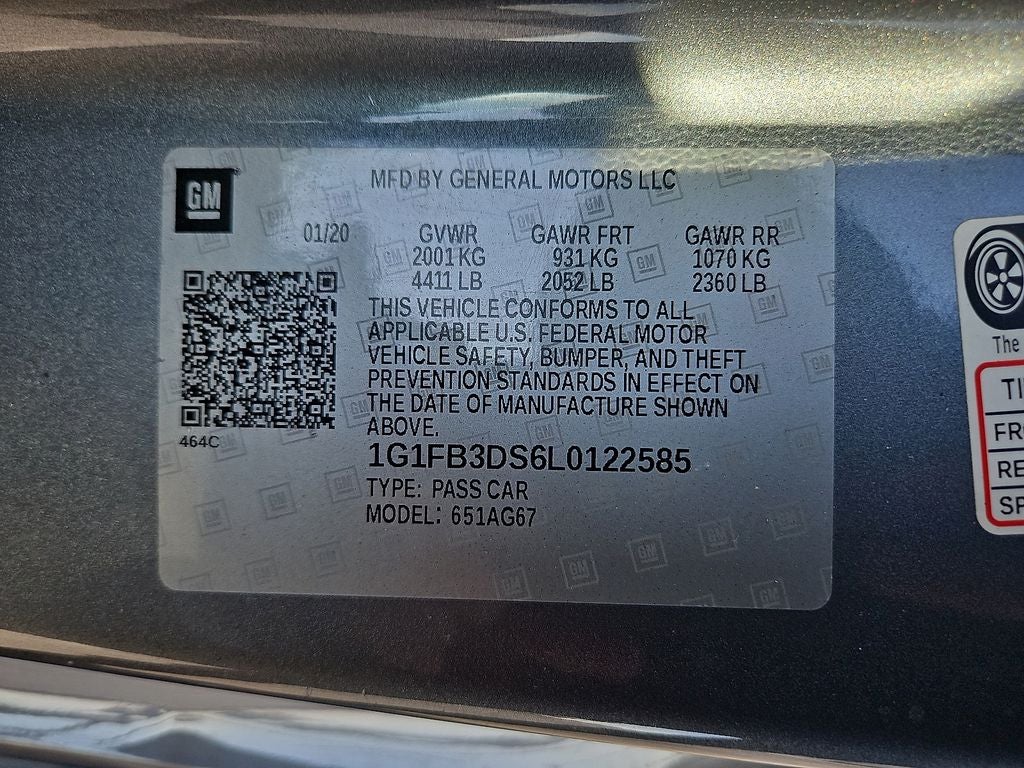 2020 Chevrolet Camaro 1LT