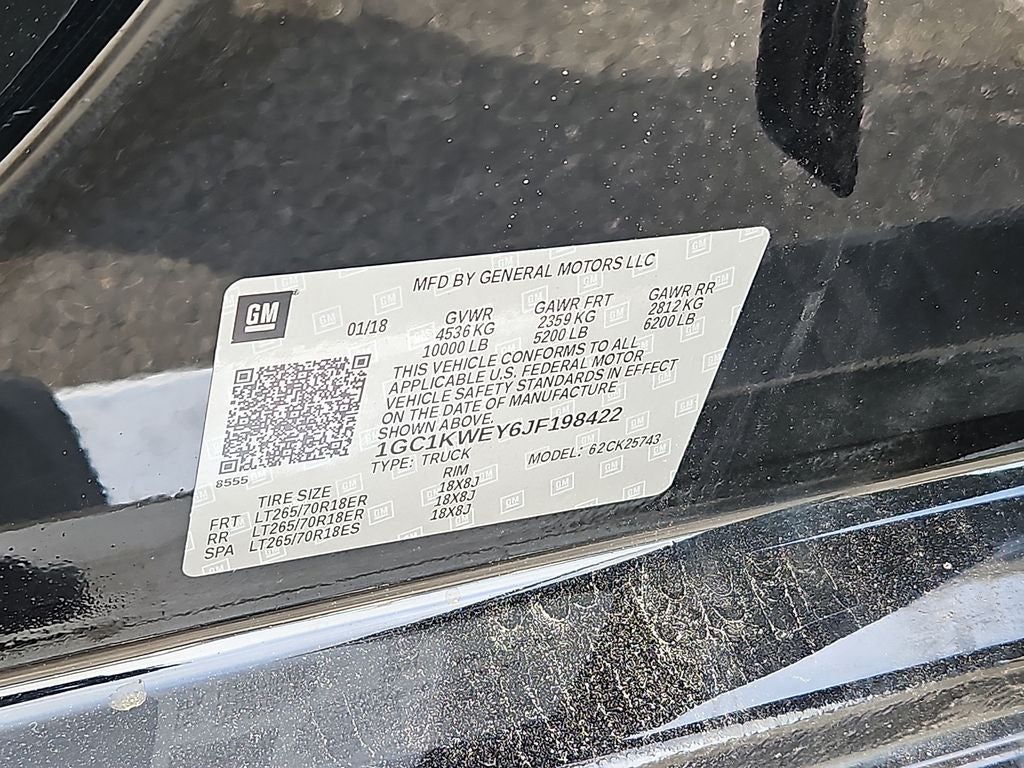 2018 Chevrolet Silverado LTZ