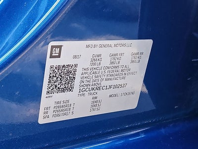 2018 Chevrolet Silverado LT