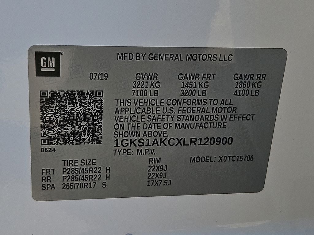 2020 GMC Yukon SLE