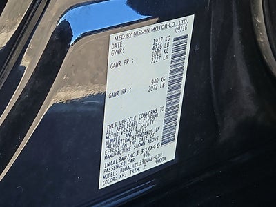 2017 Nissan Altima 2.5 SR