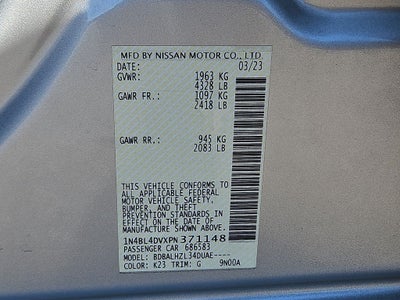 2023 Nissan Altima 2.5 SV