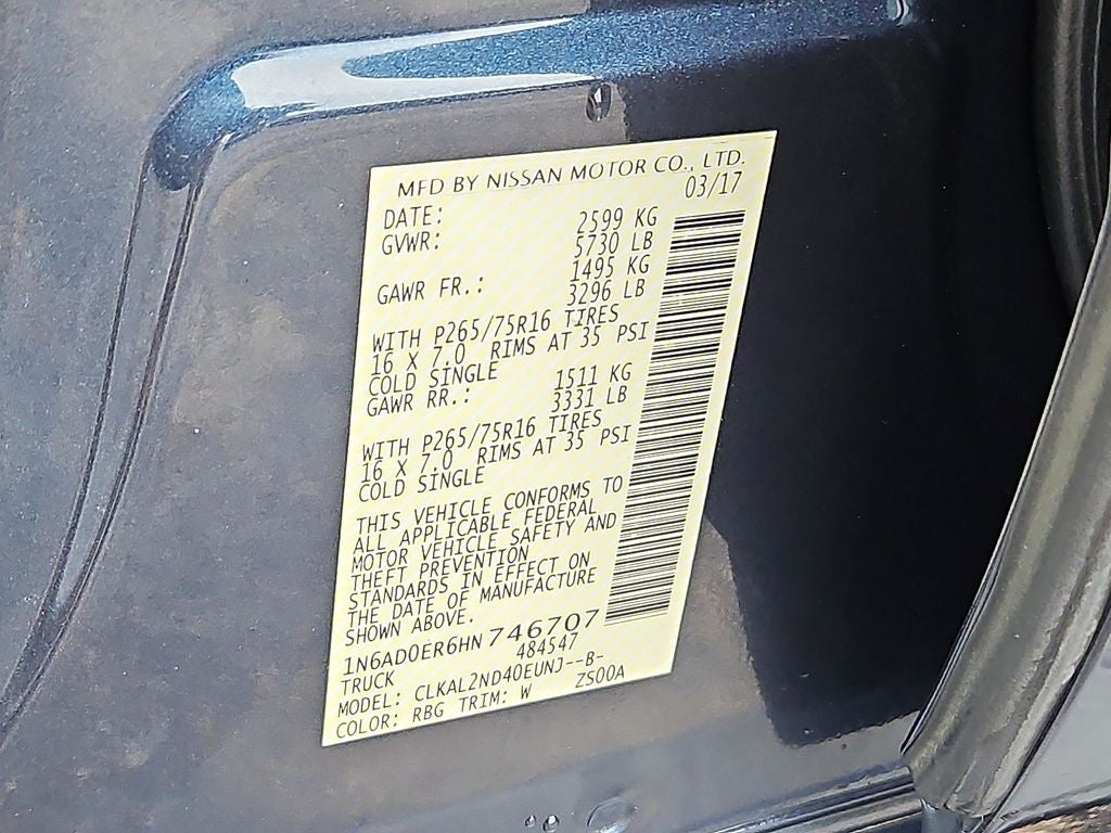 2017 Nissan Frontier Desert Runner