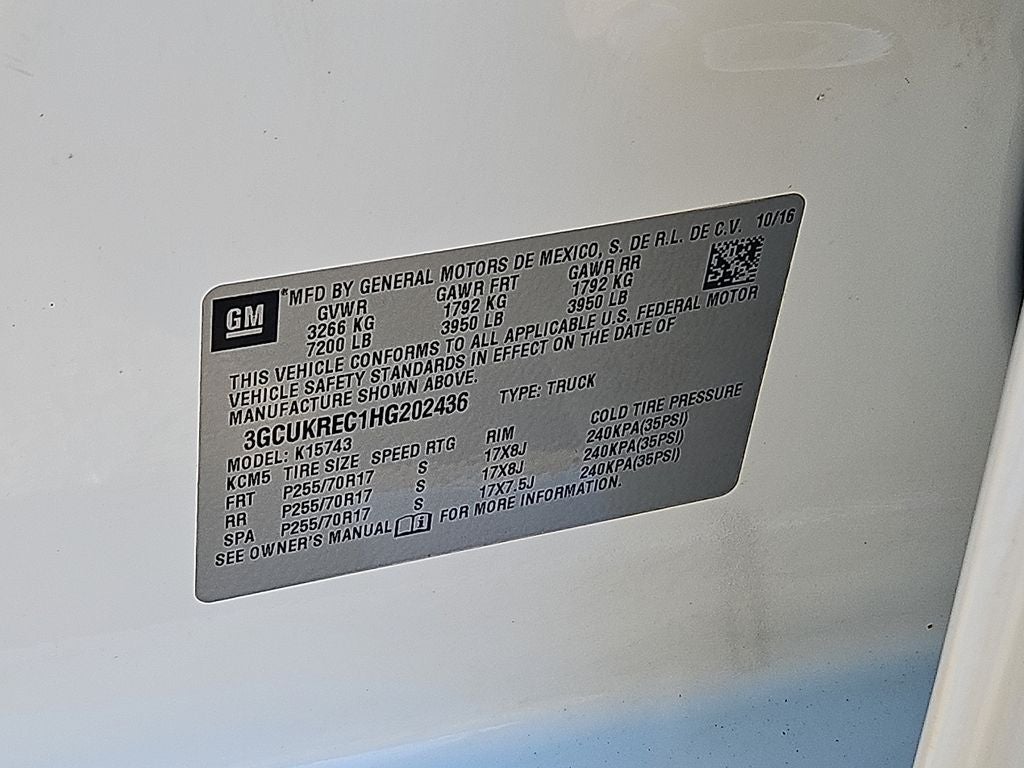 2017 Chevrolet Silverado LT