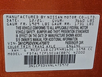 2022 Nissan Kicks SR