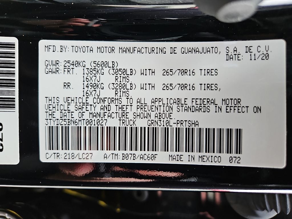 2021 Toyota Tacoma TRD Off Road
