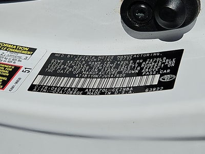 2018 Toyota Camry LE