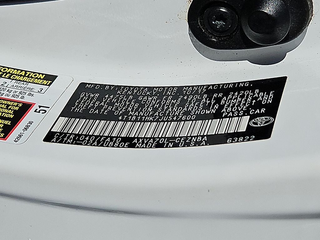 2018 Toyota Camry LE