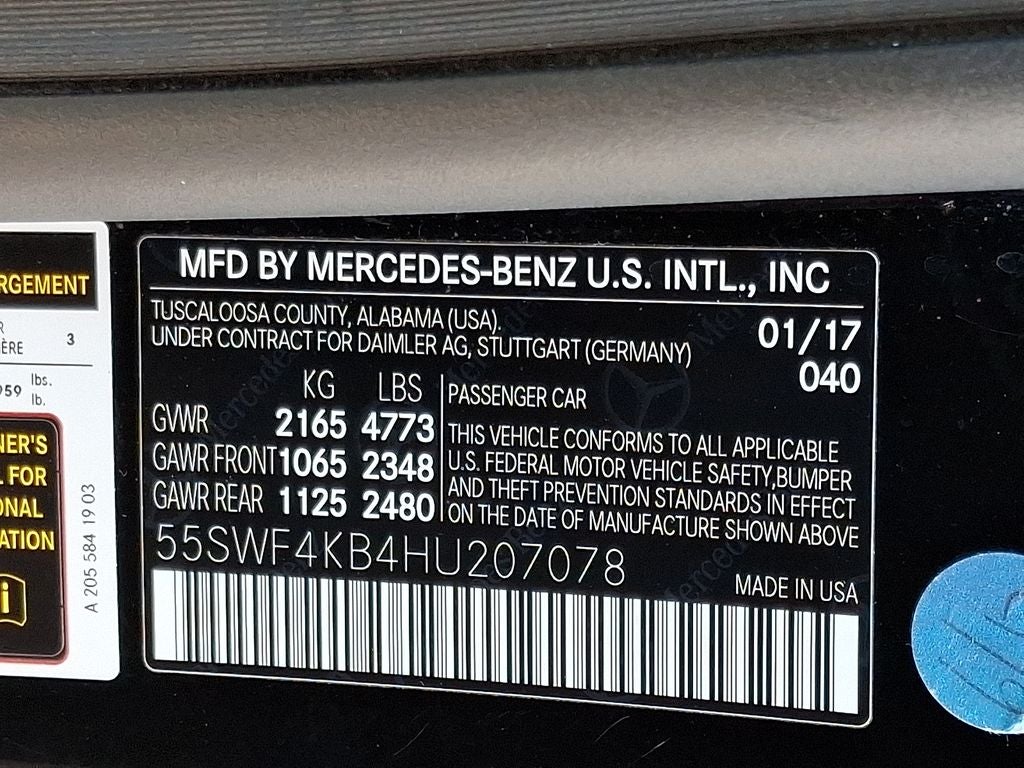 2017 Mercedes-Benz C-Class C 300 4MATIC®